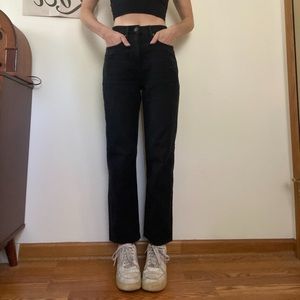 American Eagle Wide Legged black jeans